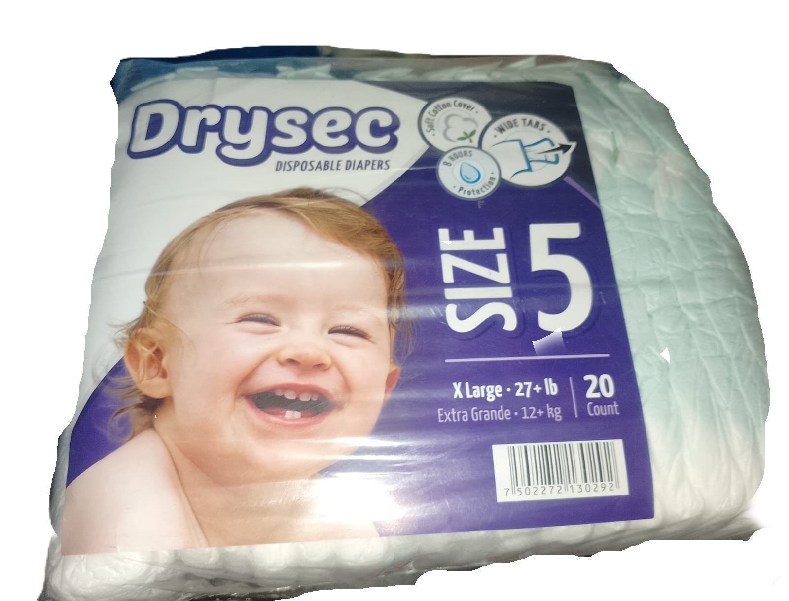 Drysec Disposable Diapers Talla 5 20 pañales